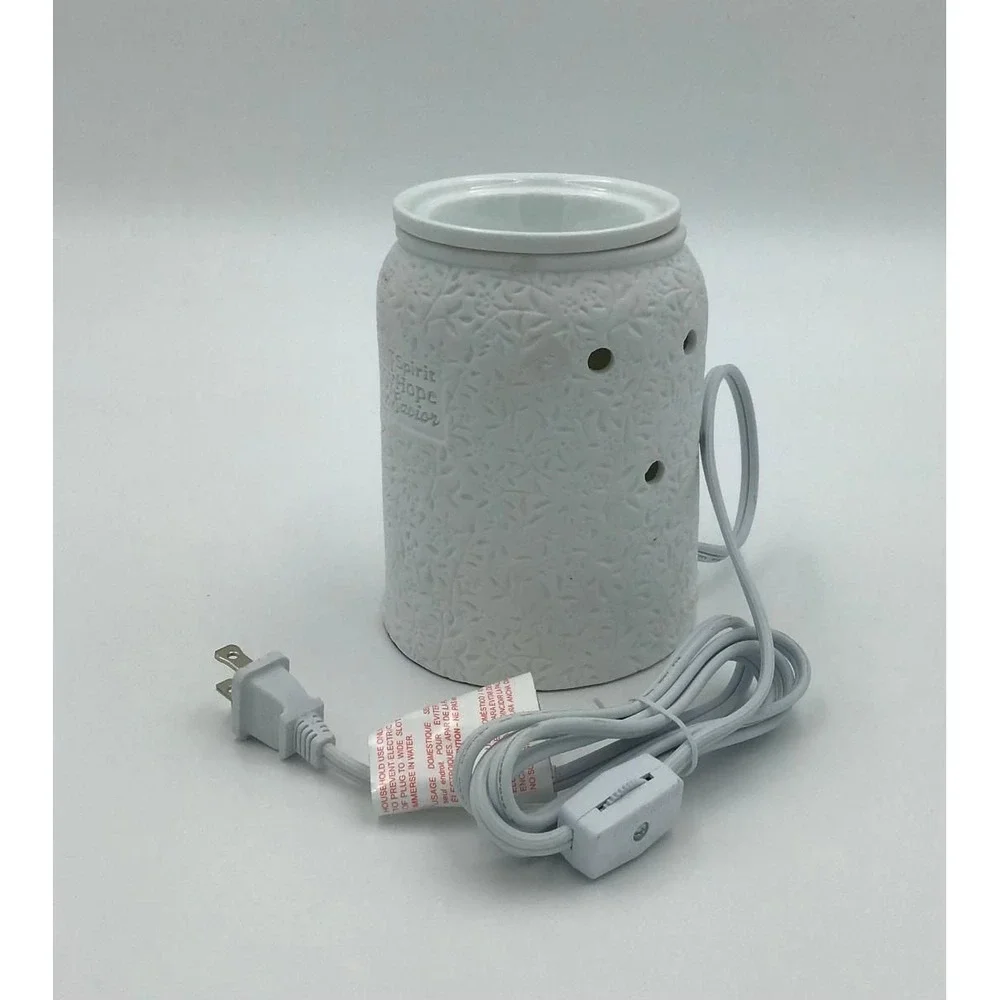 Scentsy Trust In Him Electric Wax Warmer White Ceramic‎ Religious Cross Holiday